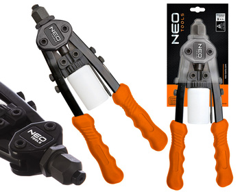 NEO Nitownica czołowa do nitów STAL ALU CU 2.4-4.8