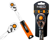 NEO Grzechotka precyzyjna 1/2" 250 mm 90T 08-536